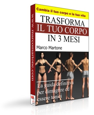 "Trasforma il tuo corpo in 3 mesi", la guida definitiva per dimagrire ed essere tonici.